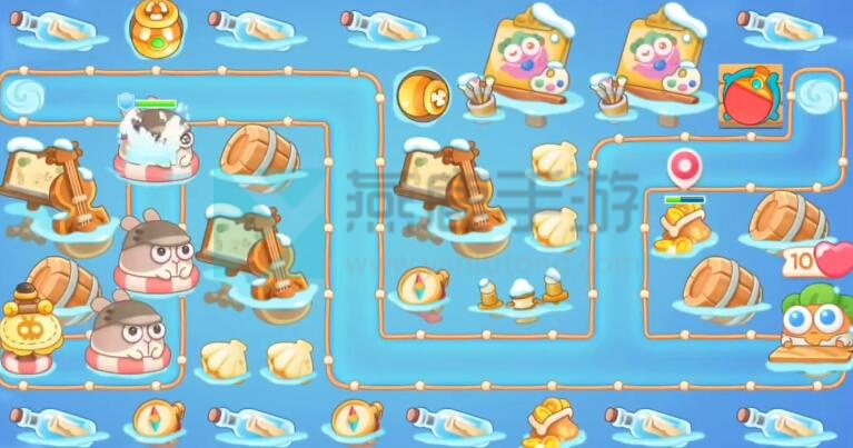 保卫萝卜4暖暖汤泉第2关攻略