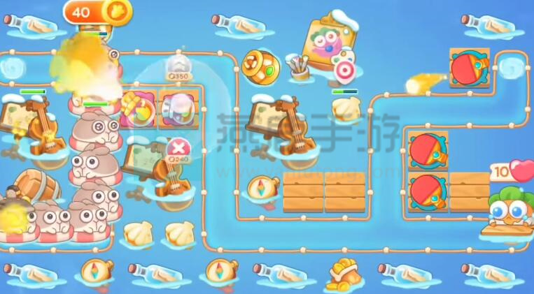 保卫萝卜4暖暖汤泉第2关攻略