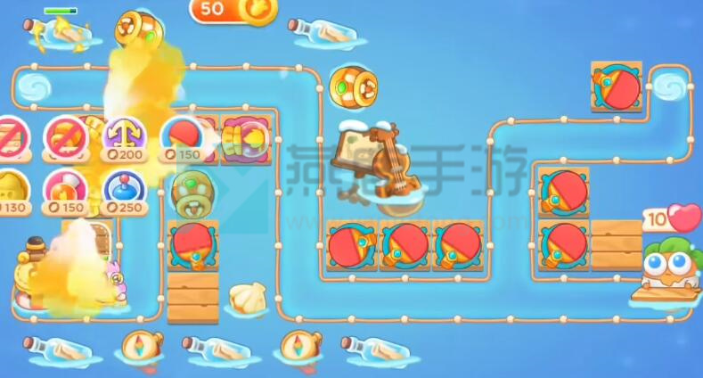 保卫萝卜4暖暖汤泉第2关攻略