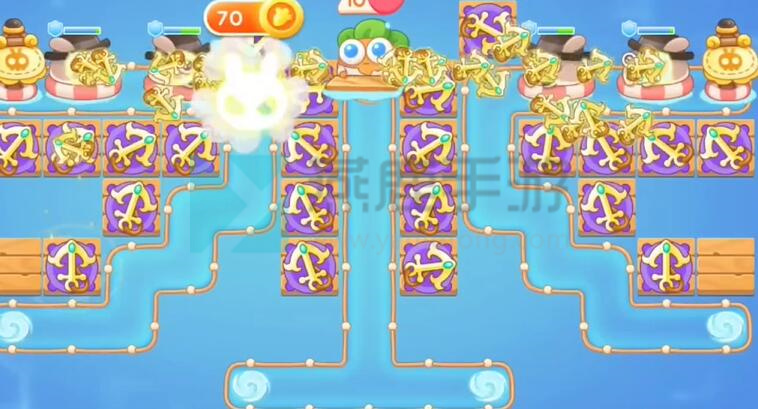 保卫萝卜4暖暖汤泉第3关攻略