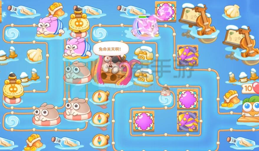 保卫萝卜4暖暖汤泉第4关攻略