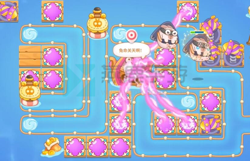 保卫萝卜4暖暖汤泉第4关攻略