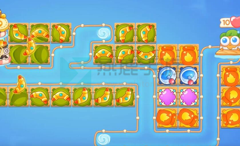 保卫萝卜4暖暖汤泉第6关攻略