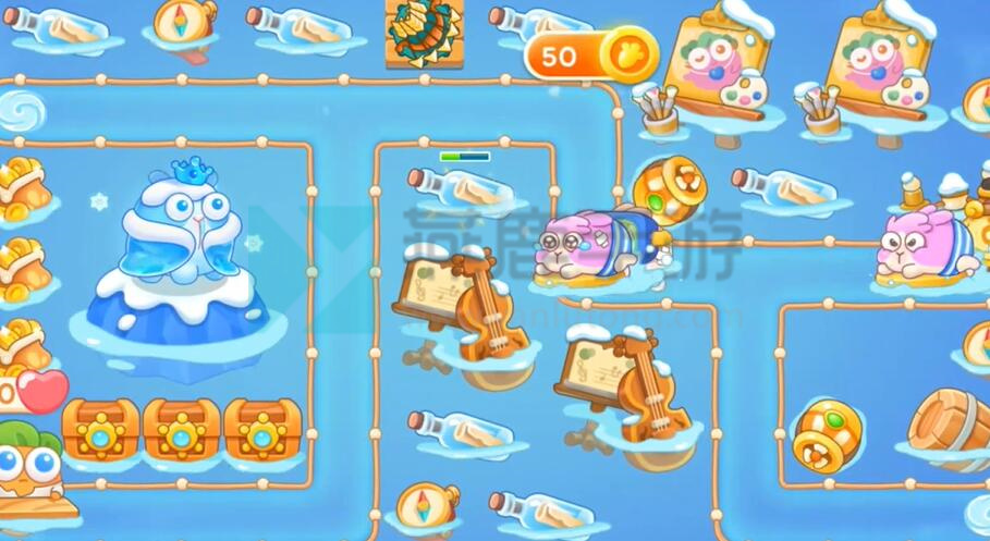保卫萝卜4暖暖汤泉第7关攻略