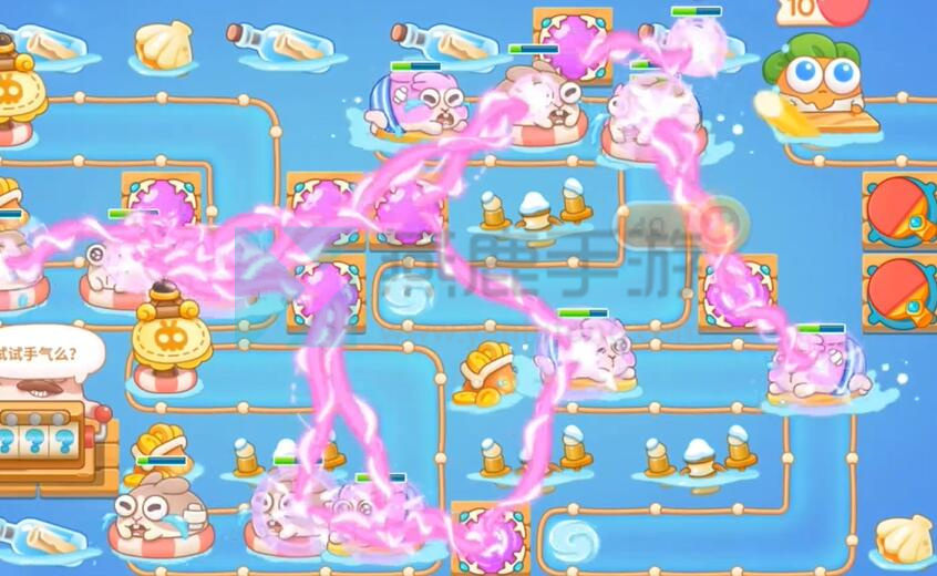 保卫萝卜4暖暖汤泉第8关攻略