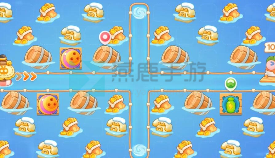 保卫萝卜4暖暖汤泉第10关攻略