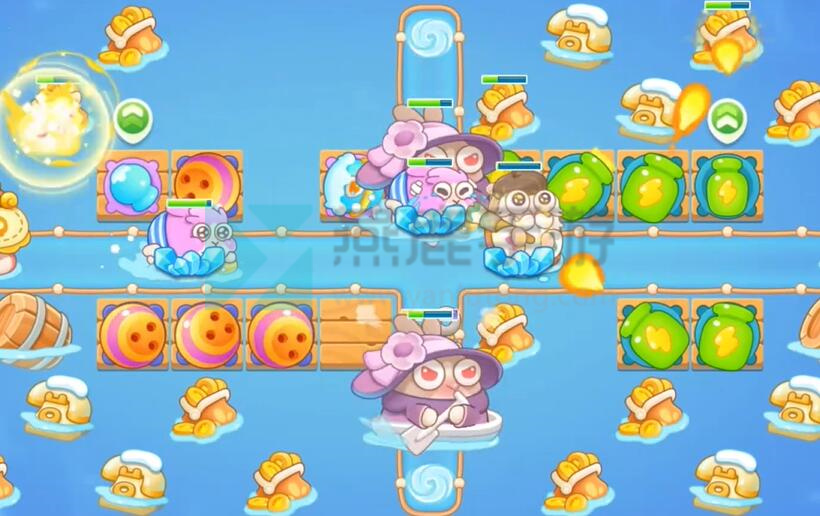 保卫萝卜4暖暖汤泉第10关攻略