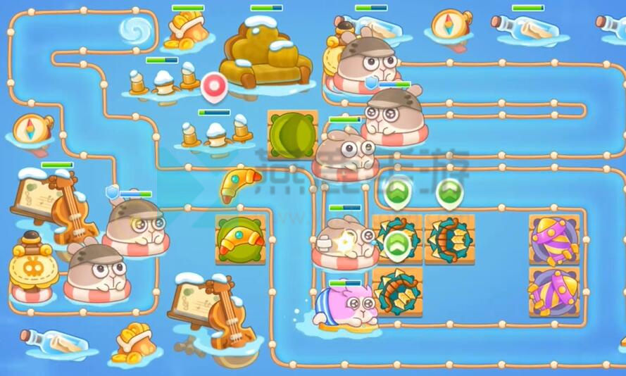 保卫萝卜4暖暖汤泉第12关攻略