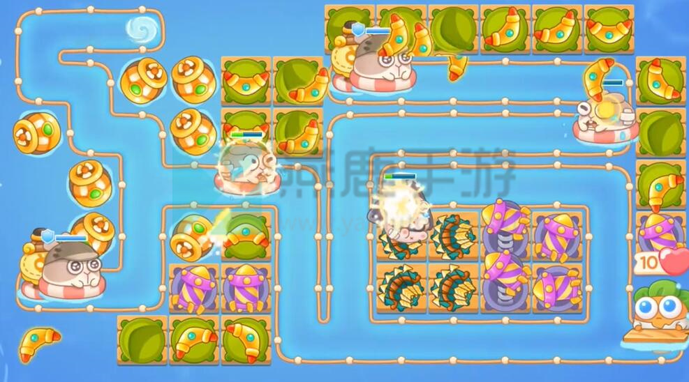 保卫萝卜4暖暖汤泉第12关攻略