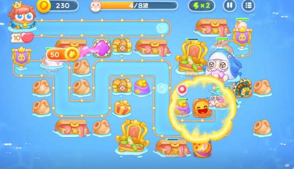 保卫萝卜4海的闺女第3关攻略