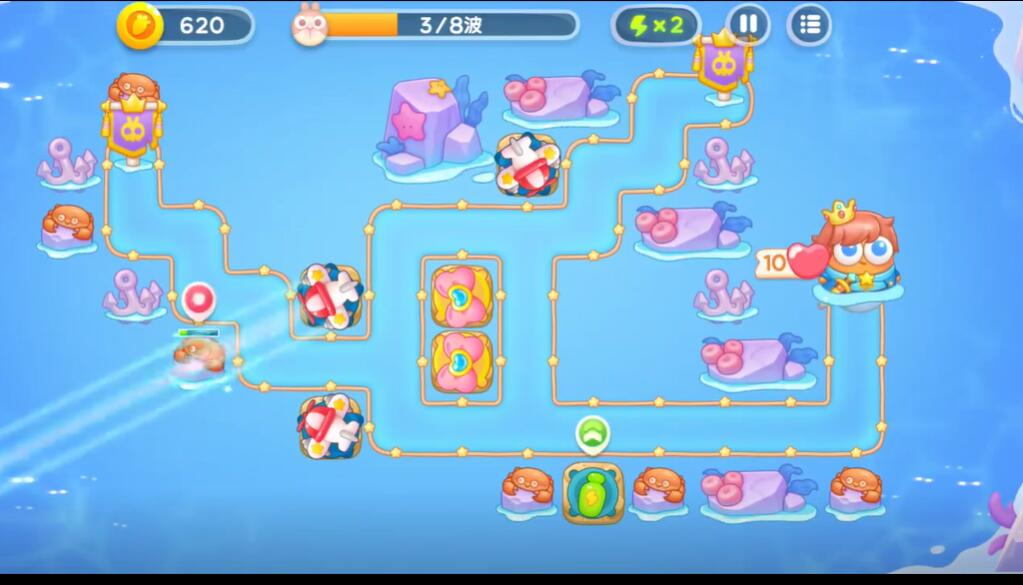 保卫萝卜4海的闺女第4关攻略