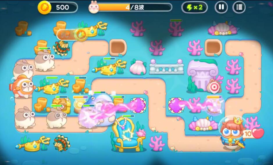 保卫萝卜4海的闺女第7关攻略