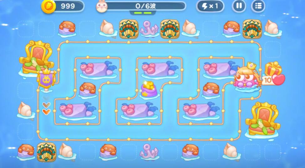 保卫萝卜4海的闺女第8关攻略