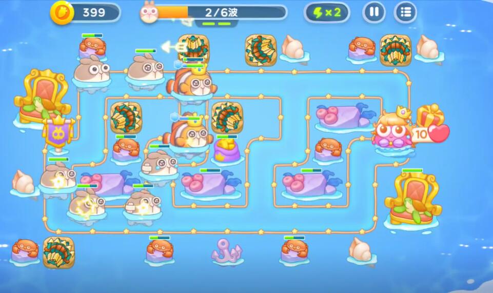 保卫萝卜4海的闺女第8关攻略