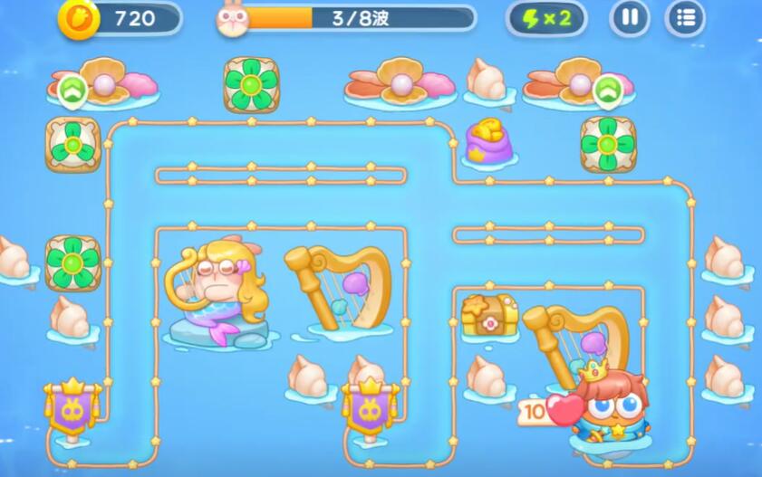 保卫萝卜4海的闺女第9关攻略
