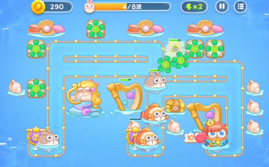 保卫萝卜4海的闺女第9关攻略