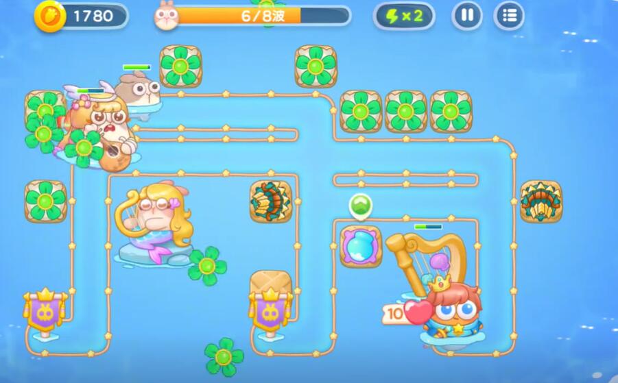 保卫萝卜4海的闺女第9关攻略