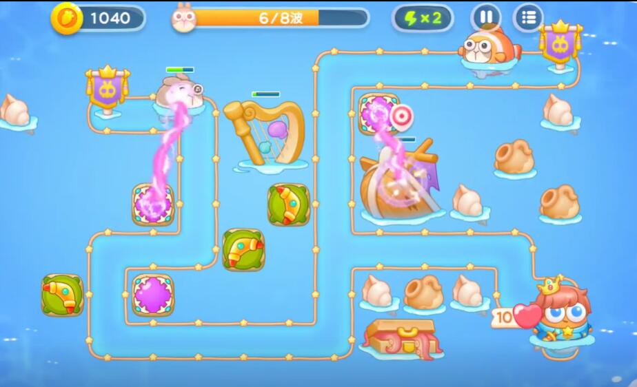 保卫萝卜4海的闺女第10关攻略