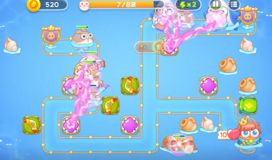 保卫萝卜4海的闺女第10关攻略
