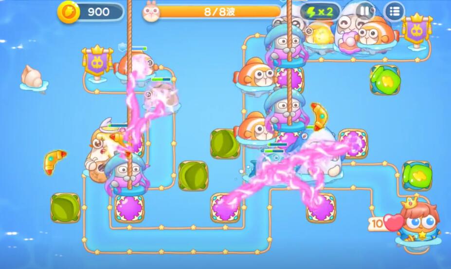保卫萝卜4海的闺女第10关攻略