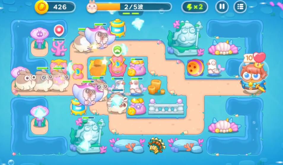 保卫萝卜4海的闺女第11关攻略