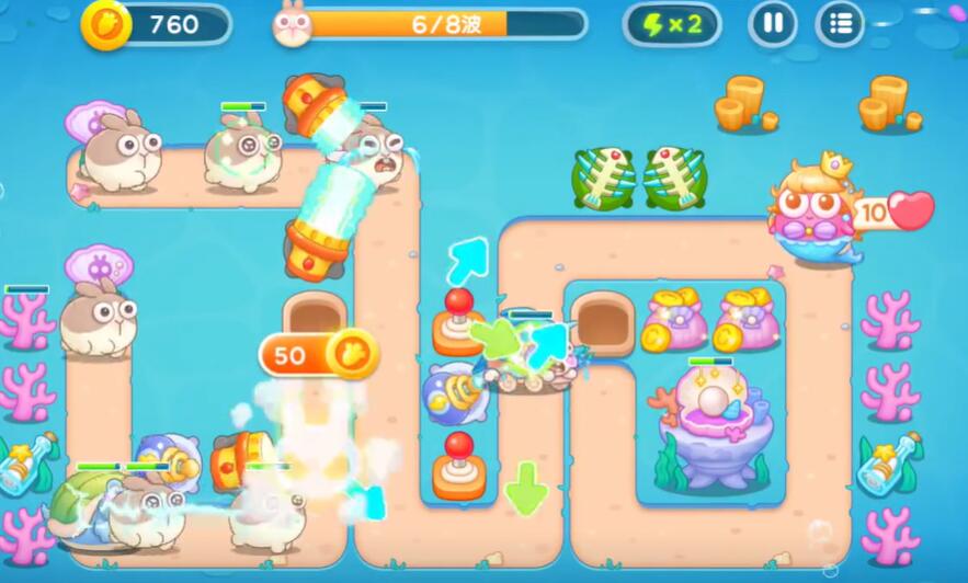 保卫萝卜4海的闺女第14关攻略