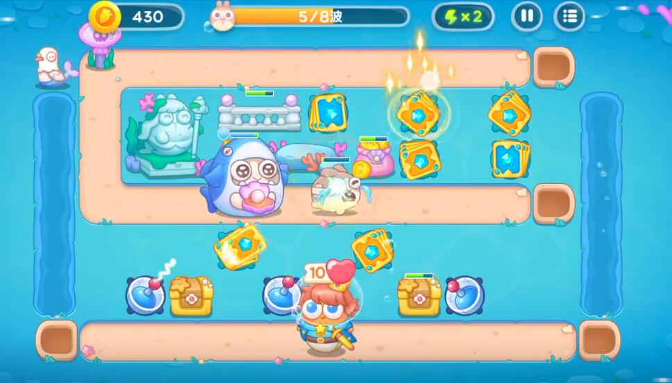 保卫萝卜4海的闺女第15关攻略