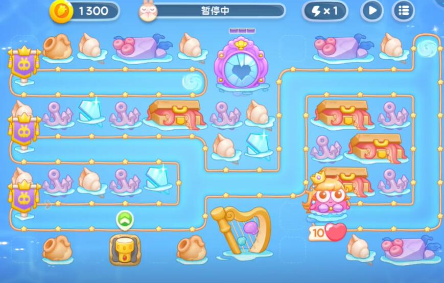 保卫萝卜4海的闺女第17关攻略