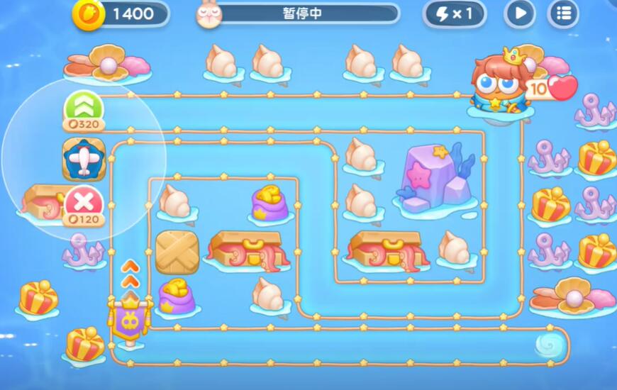 保卫萝卜4海的闺女第19关攻略