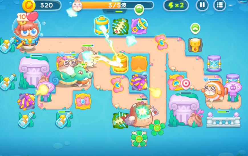 保卫萝卜4海的闺女第20关攻略