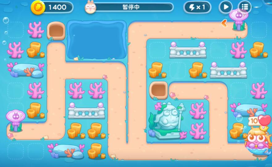 保卫萝卜4海的闺女第21关攻略