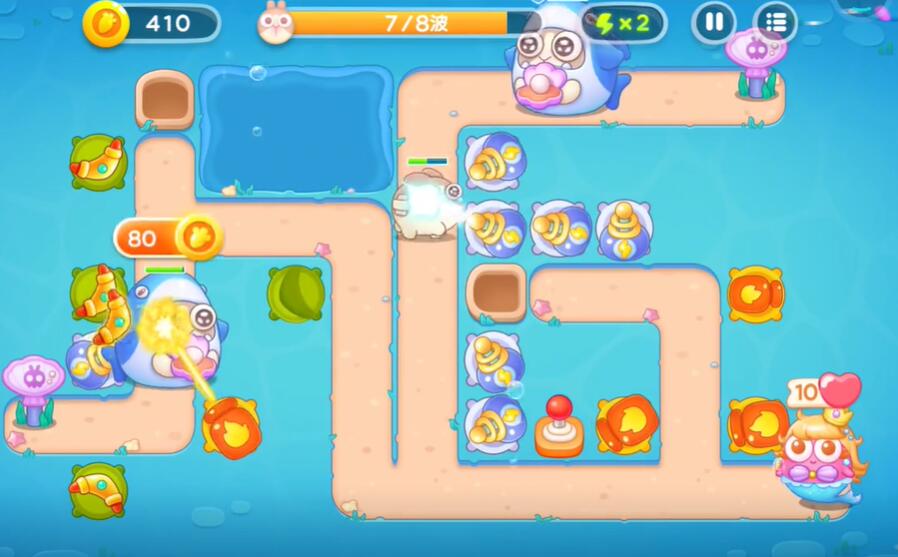 保卫萝卜4海的闺女第21关攻略