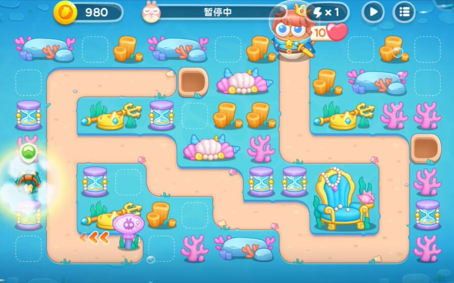 保卫萝卜4海的闺女第23关攻略