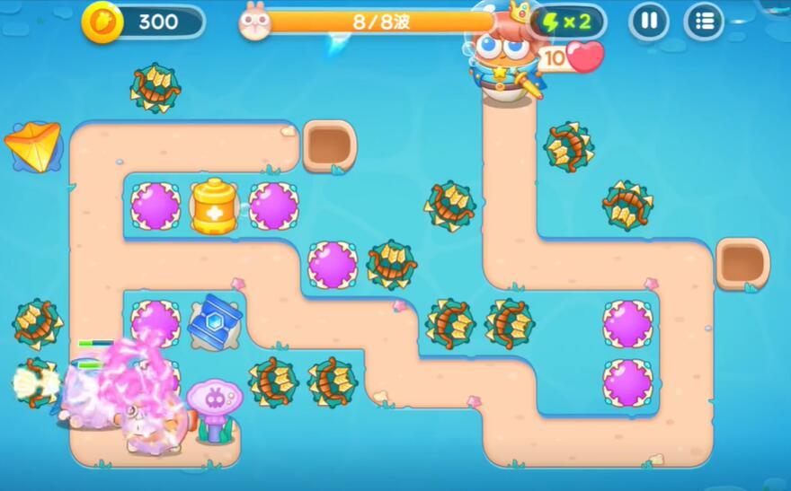 保卫萝卜4海的闺女第23关攻略