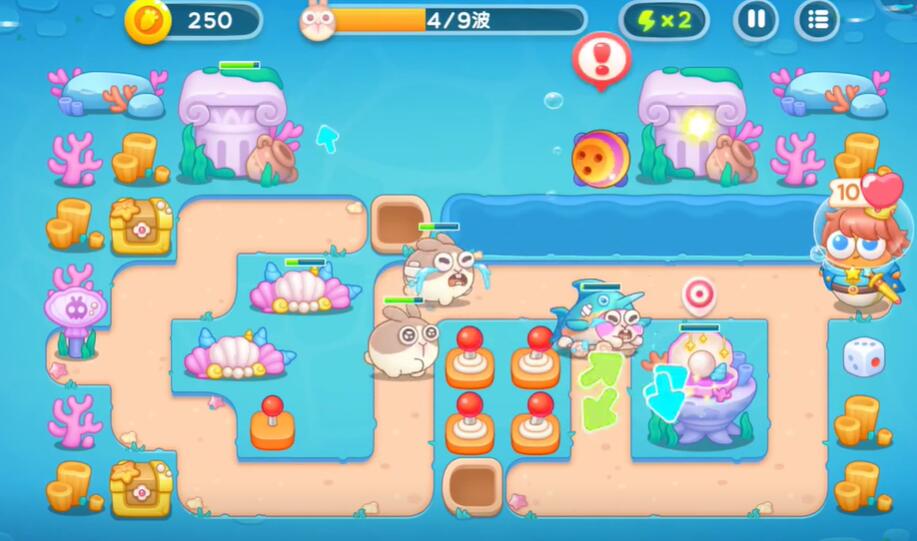 保卫萝卜4海的闺女第24关攻略