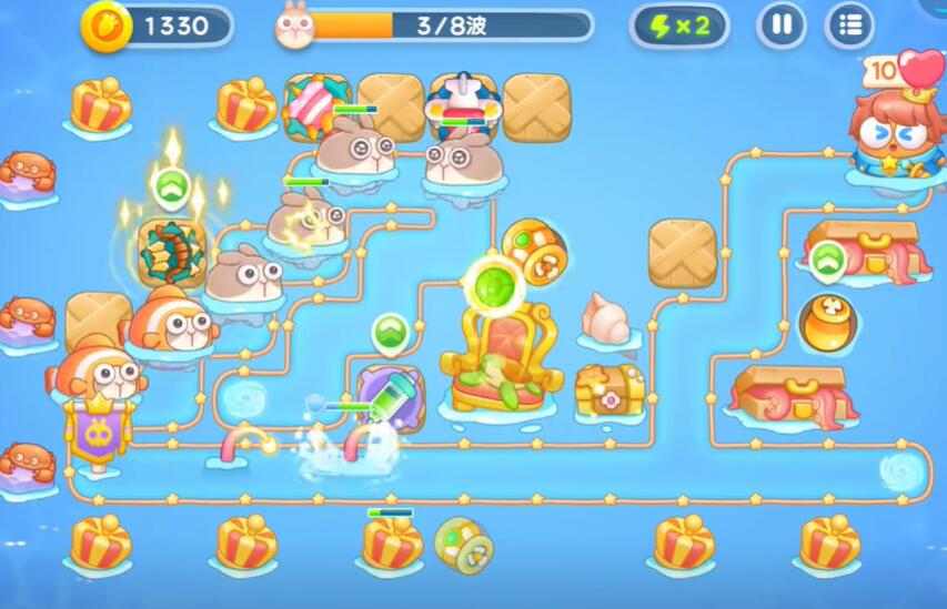 保卫萝卜4海的闺女第26关攻略