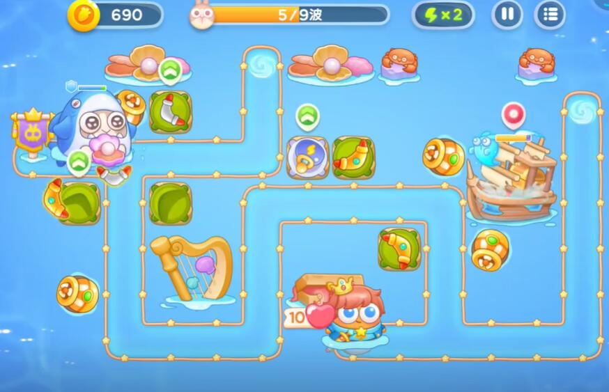 保卫萝卜4海的闺女第27关攻略