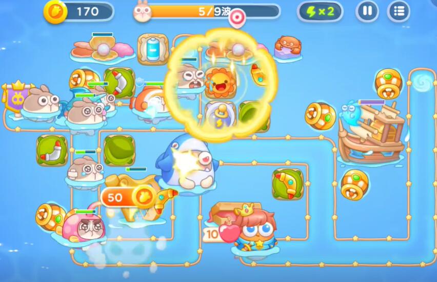 保卫萝卜4海的闺女第27关攻略