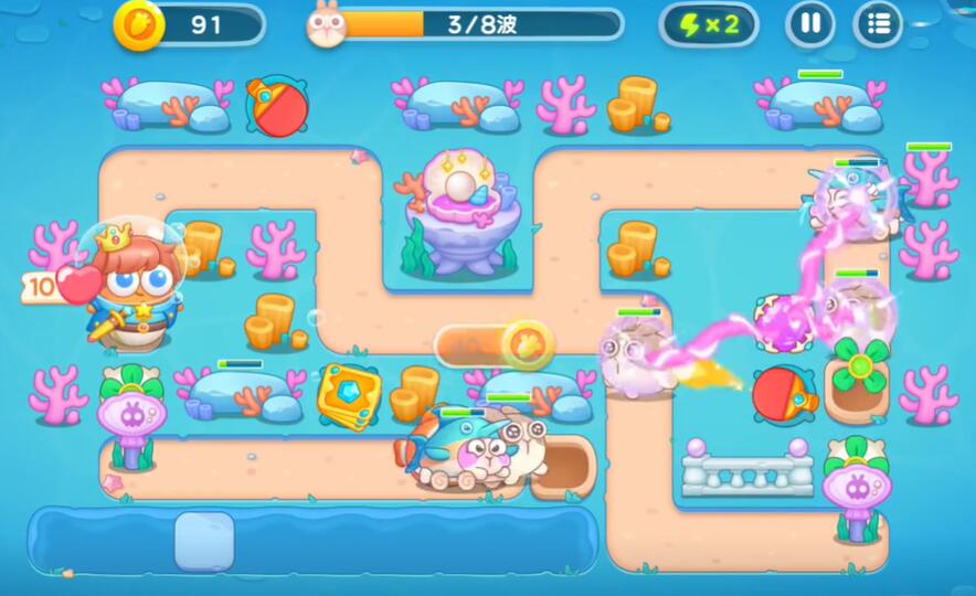 保卫萝卜4海的闺女第29关攻略