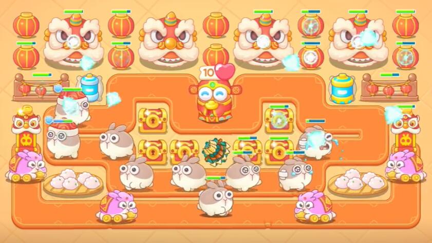 保卫萝卜4新春大集第14关攻略