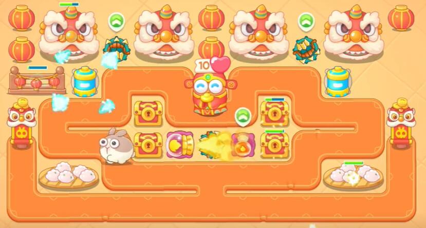 保卫萝卜4新春大集第14关攻略