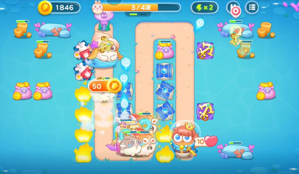 保卫萝卜4海的闺女第33关攻略