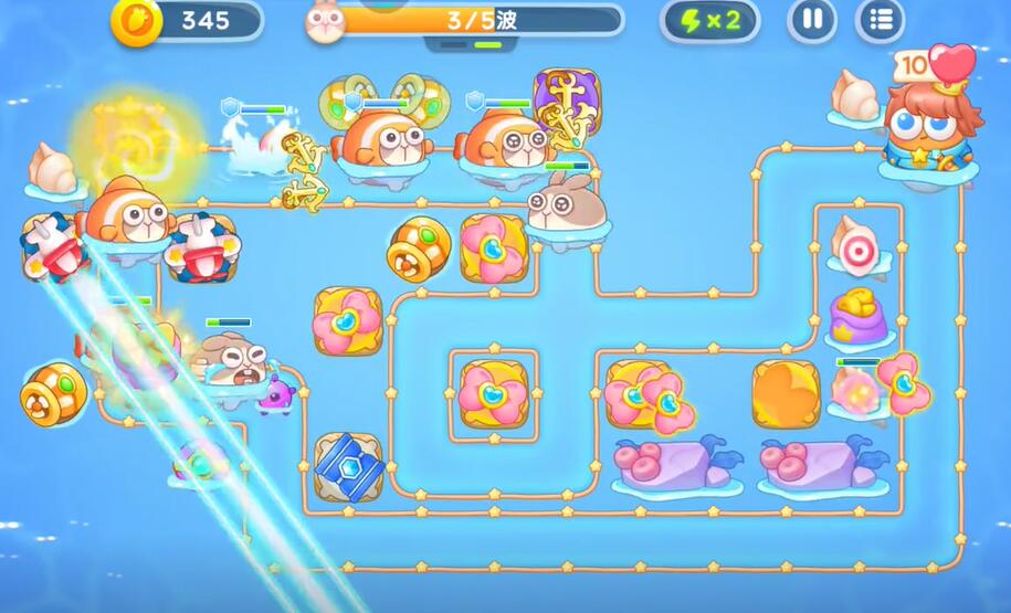 保卫萝卜4海的闺女第33关攻略