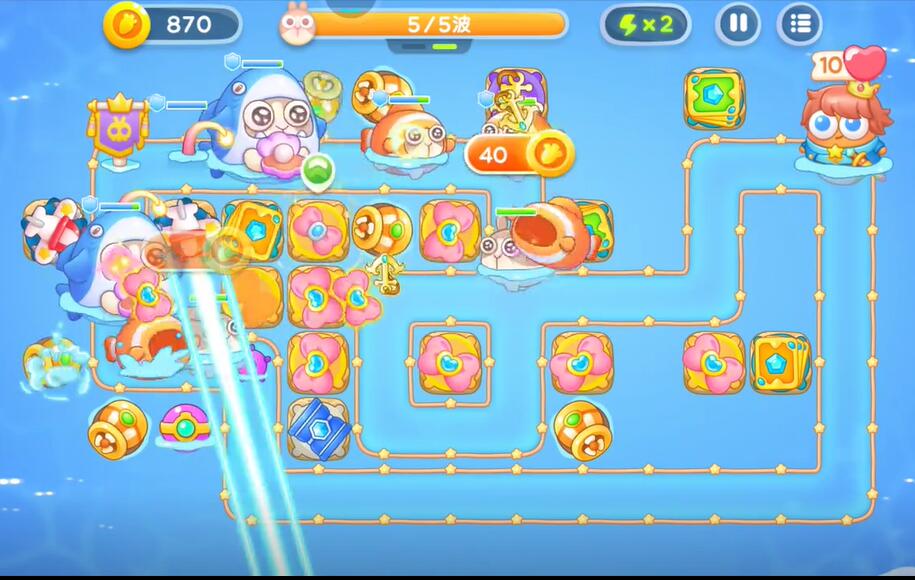 保卫萝卜4海的闺女第33关攻略