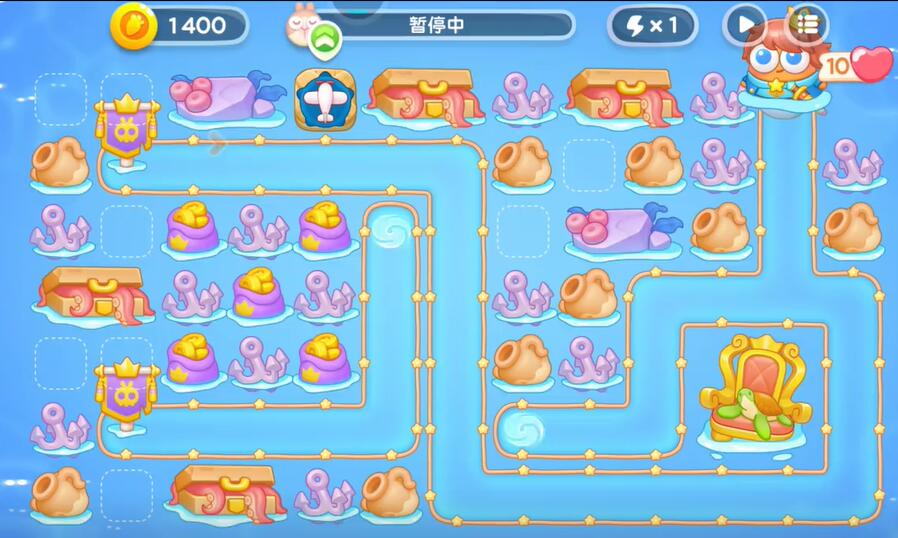 保卫萝卜4海的闺女第34关攻略