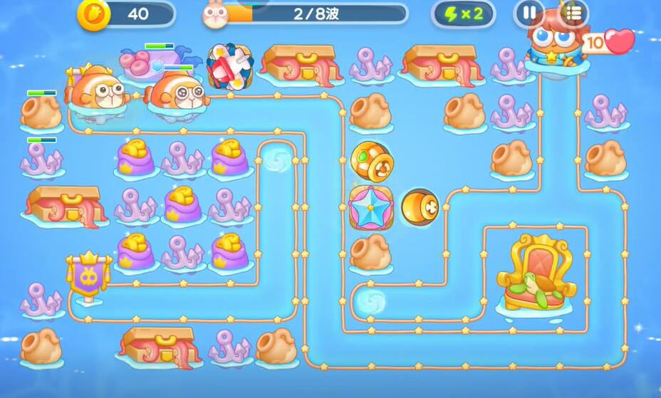 保卫萝卜4海的闺女第34关攻略
