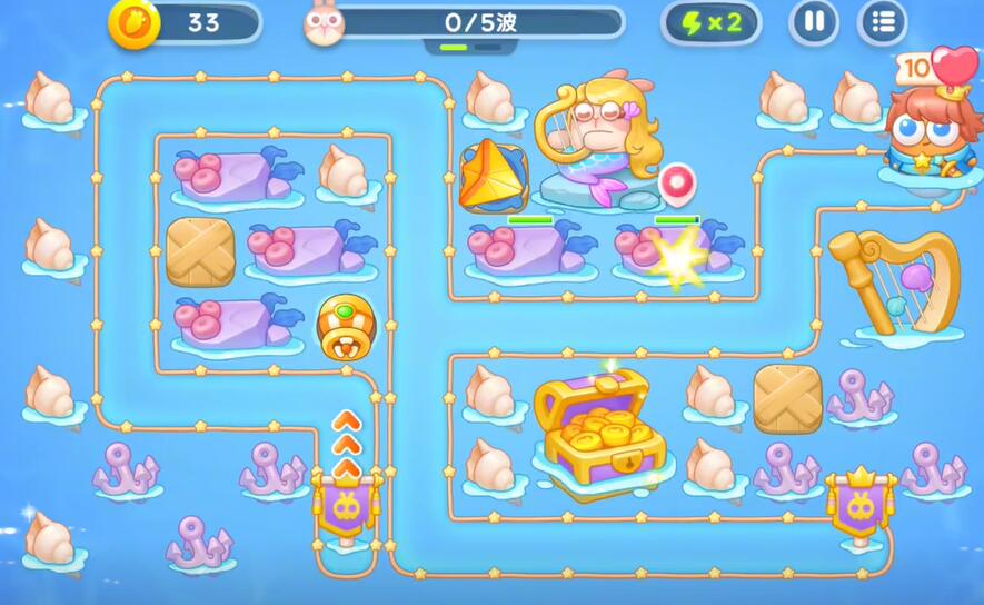 保卫萝卜4海的闺女第36关攻略