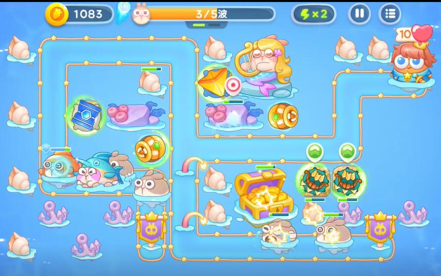 保卫萝卜4海的闺女第36关攻略