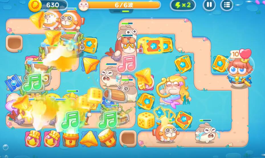 保卫萝卜4海的闺女第36关攻略