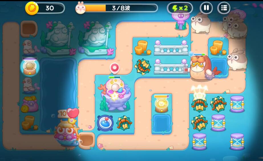 保卫萝卜4海的闺女第38关攻略